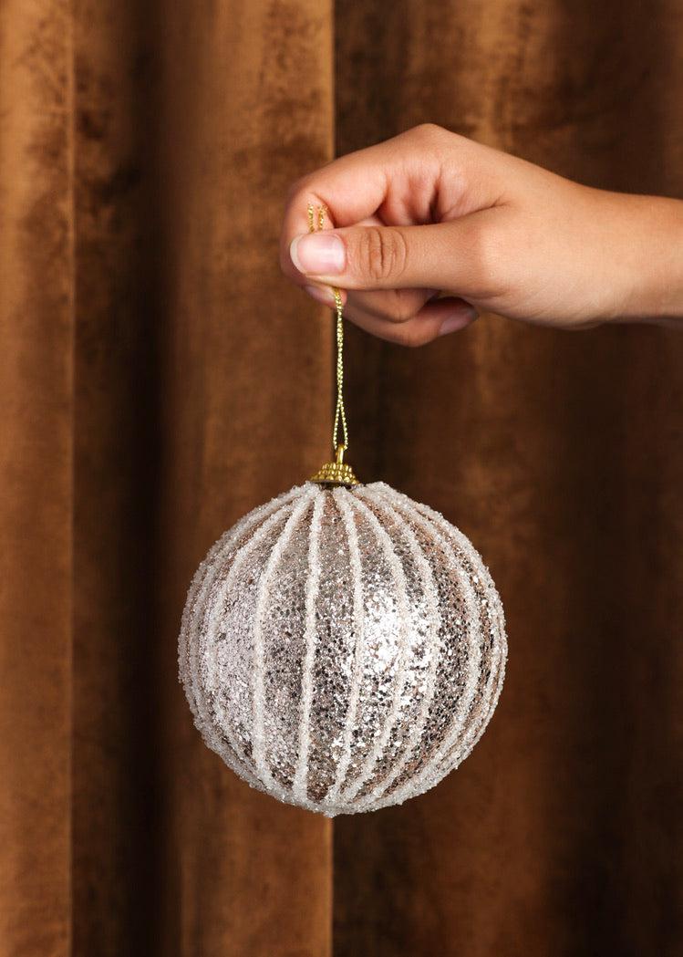 Esfera Decorativa - Christmas magic - Silver - 4 Pz-Decoración-MAHA